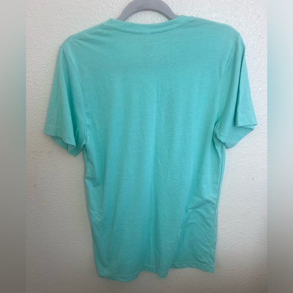 NEW TEXAS TRUE THREADS "because he lives" tee color mint size M - Picture 4 of 4